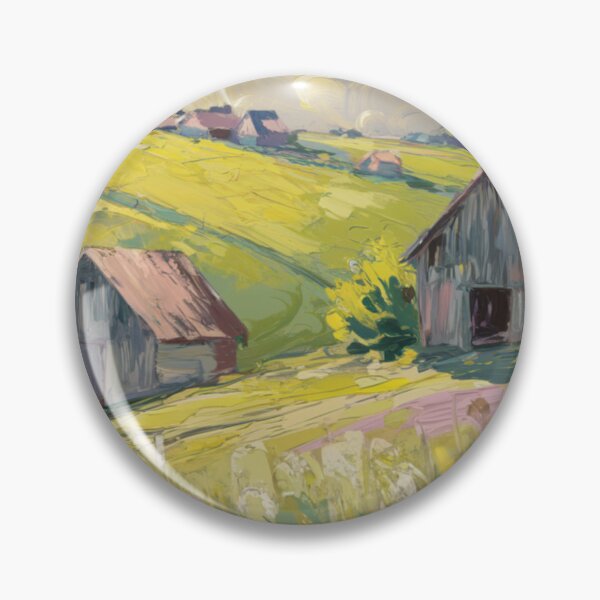 Item preview, Charming Rustic Farmhouse | Normandy France Landscape | Impressionist  designed and sold by CARRAANN.