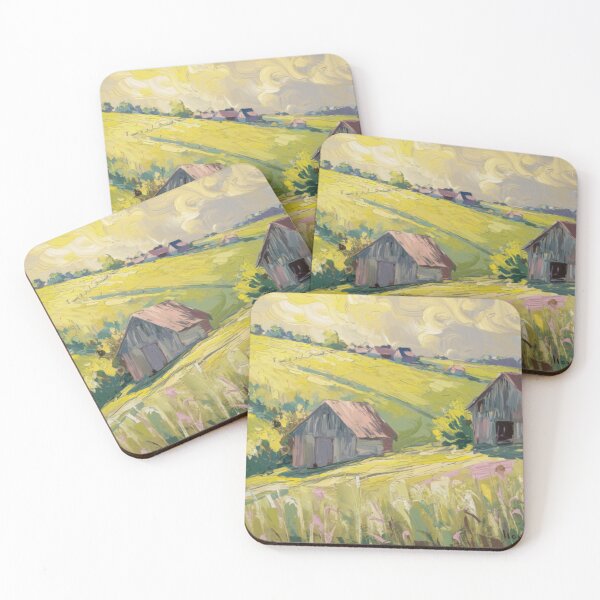 Item preview, Charming Rustic Farmhouse | Normandy France Landscape | Impressionist  designed and sold by CARRAANN.