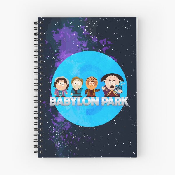 Item preview, Babylon Park – Retro Sci-Fi Parody Mashup Design	 designed and sold by Victor Shadehorn.
