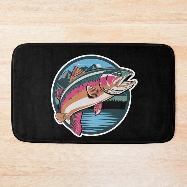 Item preview, Rainbow trout illustration designed and sold by ZooStateofMind.