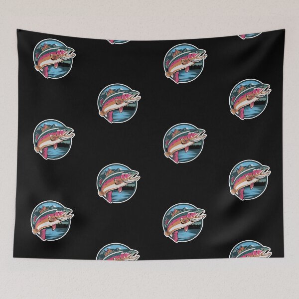 Item preview, Rainbow trout illustration designed and sold by ZooStateofMind.