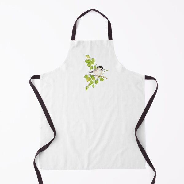 Item preview, Watercolor Chickadee Bird in Poplar Tree designed and sold by countrymouse.
