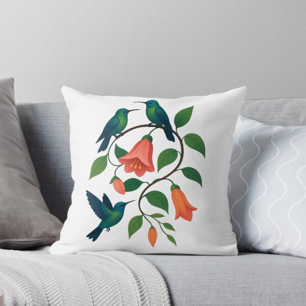 Item preview, hummingbird  in garden designed and sold by ArtwithBow.