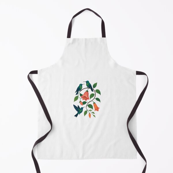 Item preview, hummingbird in garden designed and sold by ArtwithBow.