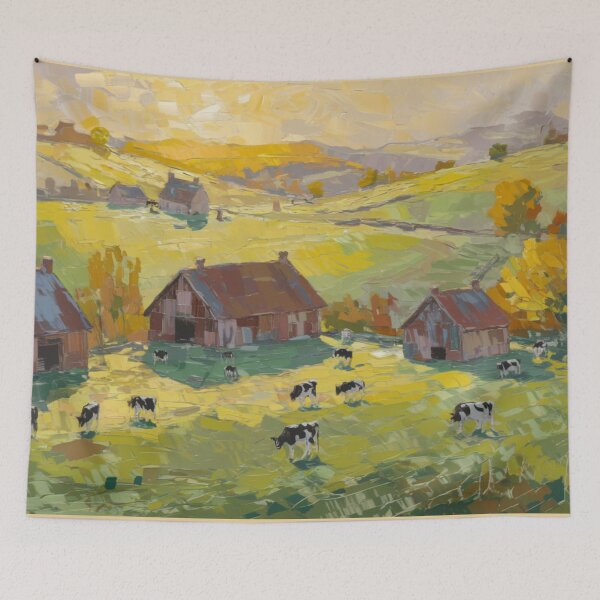 Item preview, Charming Normandy Diary Farmhouse | French Landscape | Impressionist  designed and sold by CARRAANN.