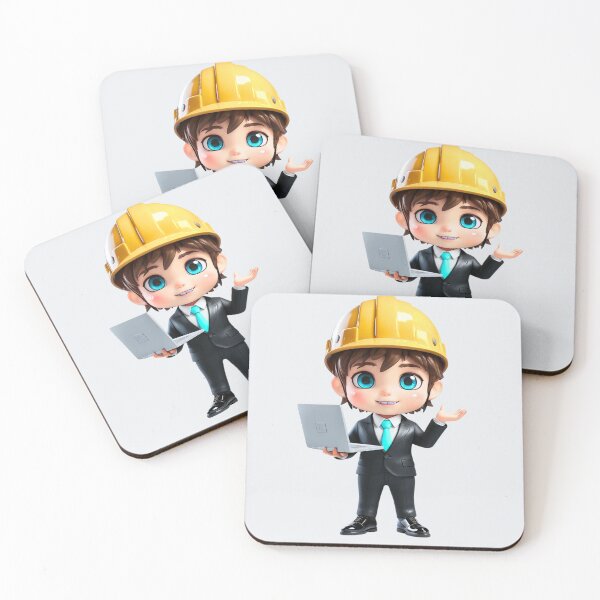 Item preview, Tiny Tech Engineer designed and sold by MYTHIC PEEL STICKERS.