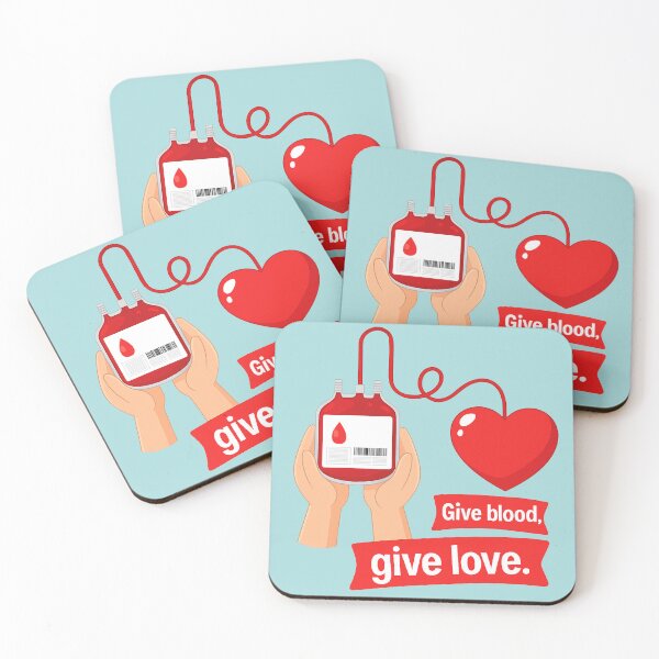 Item preview, Give Blood, Give Love – A Simple Act of Kindness designed and sold by Bizu digitalart..
