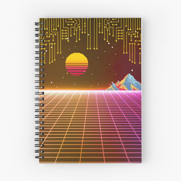 Item preview, Vaporwave Sunset Grid designed and sold by E20STUDIO.