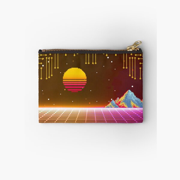 Item preview, Vaporwave Sunset Grid designed and sold by E20STUDIO.