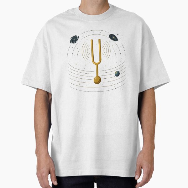 Item preview, Resonant Universe – Golden Tuning Fork in Space designed and sold by wr3ckski.