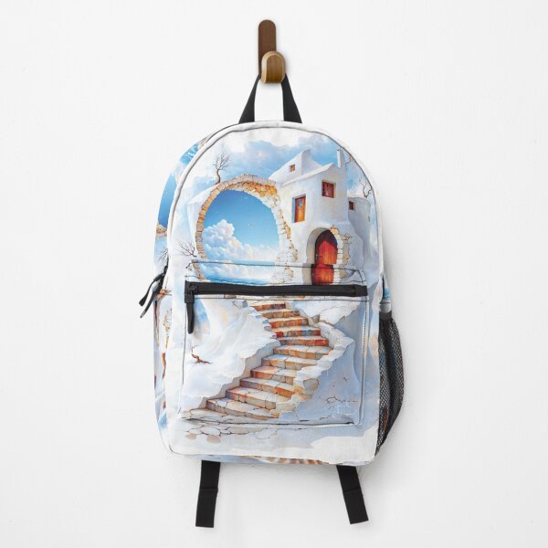 Item preview, Abstract surrealism art looking through a portal designed and sold by AngelottiCR.