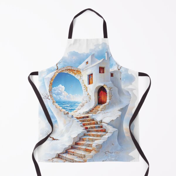 Item preview, Abstract surrealism art looking through a portal designed and sold by AngelottiCR.