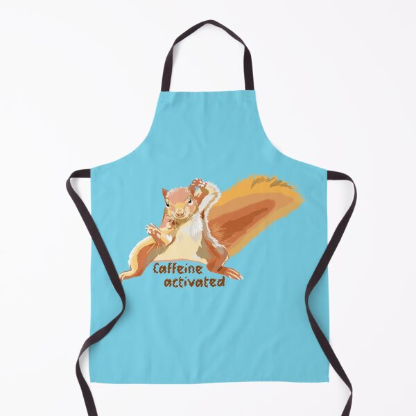 Item preview, Caffeine Activated Squirrel – Funny Energetic Coffee Animal Illustration designed and sold by Pandositive.