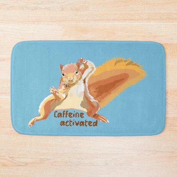 Item preview, Caffeine Activated Squirrel – Funny Energetic Coffee Animal Illustration designed and sold by Pandositive.