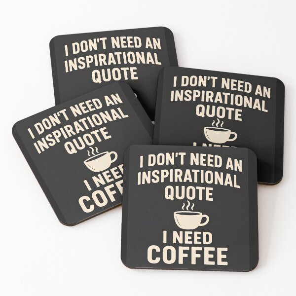 Item preview, Funny Coffee Quote for Tired Mornings designed and sold by Amr Siam.