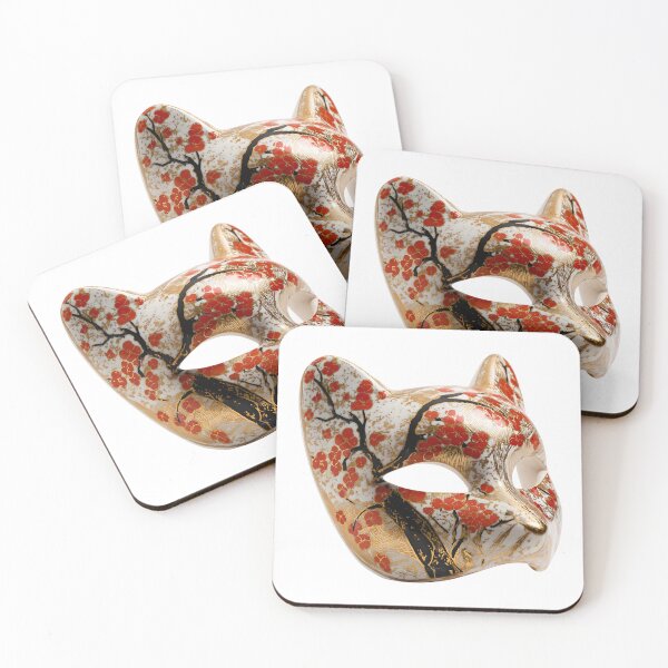 Item preview, Kitsune Mask Folklore designed and sold by IssaraStudio.