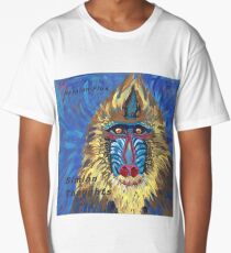 Simian Thoughts by Hergian Flux Long T-Shirt