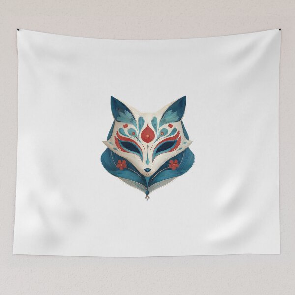 Item preview, Vibrant Kitsune Mask designed and sold by IssaraStudio.