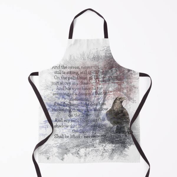 Item preview, Edgar Allan Poe Poem The Raven Abstract Art designed and sold by countrymouse.