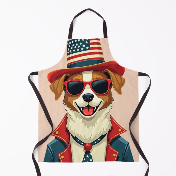 Item preview, Stylish Dog Wearing Jacket Celebrating the Independence Day designed and sold by YvaineDesign.
