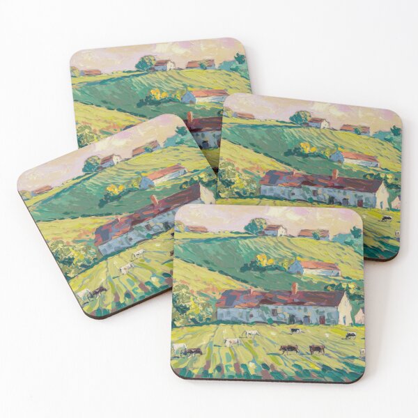 Item preview, Normandy Diary Farmhouse | Charming French Landscape | Post- Impressionist  designed and sold by CARRAANN.