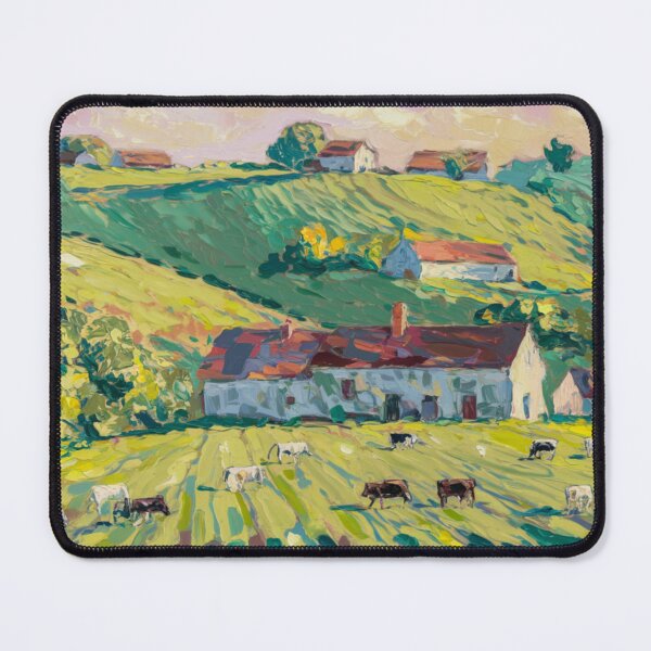 Item preview, Normandy Diary Farmhouse | Charming French Landscape | Post- Impressionist designed and sold by CARRAANN.