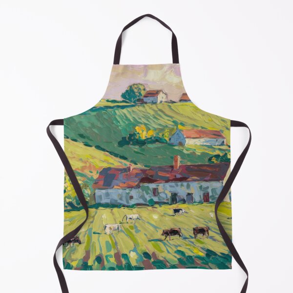 Item preview, Normandy Diary Farmhouse | Charming French Landscape | Post- Impressionist designed and sold by CARRAANN.