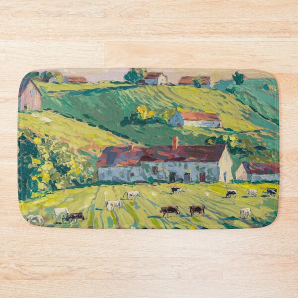 Item preview, Normandy Diary Farmhouse | Charming French Landscape | Post- Impressionist  designed and sold by CARRAANN.