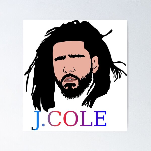 Item preview, J.Cole illustration designed and sold by ZooStateofMind.