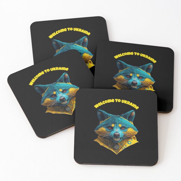 Item preview, Angry Raccoon Welcome to Ukraine Design designed and sold by GorinART.