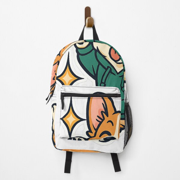 Item preview, Anime Corgi in Green Hoodie designed and sold by Anime and 90s Style.