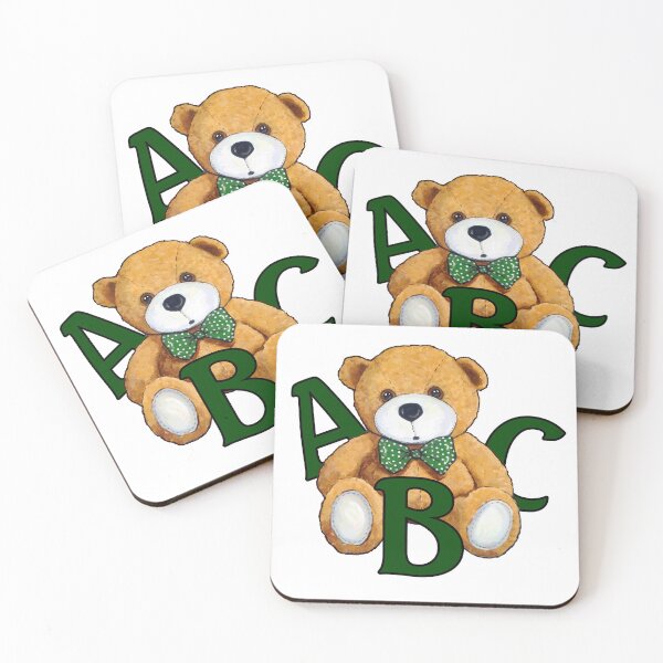 Item preview, Teddy Bear with A,B,Cs, Alphabet, KIDS, Artist Illustrated, Learning, Reading designed and sold by JoyfulWhimsy.