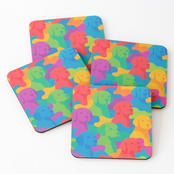 Item preview, Colorful camouflage dog pattern designed and sold by PixelForge.com.de.