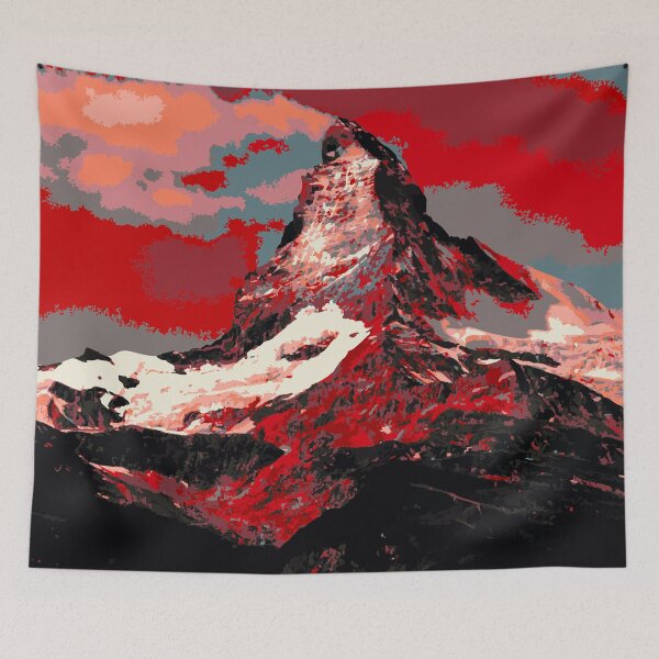 Item preview, Red Matterhorn Graphic designed and sold by JerryFrank.
