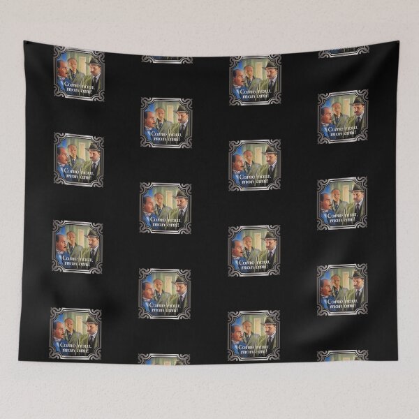 Item preview, Come Now, Mon Ami! (on Black) designed and sold by PawsitiveMum3.