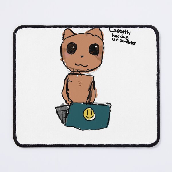 Item preview, Cute cat hacking computers designed and sold by ArtByKids-4All.