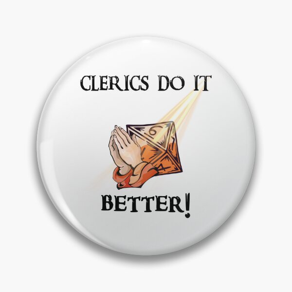 Item preview, Clerics do it 1d8 better designed and sold by Digital-Cultist.