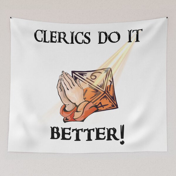 Item preview, Clerics do it 1d8 better designed and sold by Digital-Cultist.
