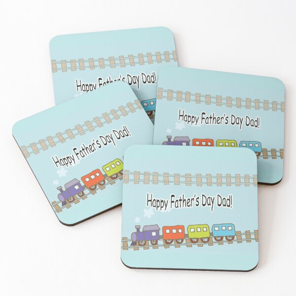 Item preview, Happy Father's Day Train designed and sold by Frankie Cat Photography.