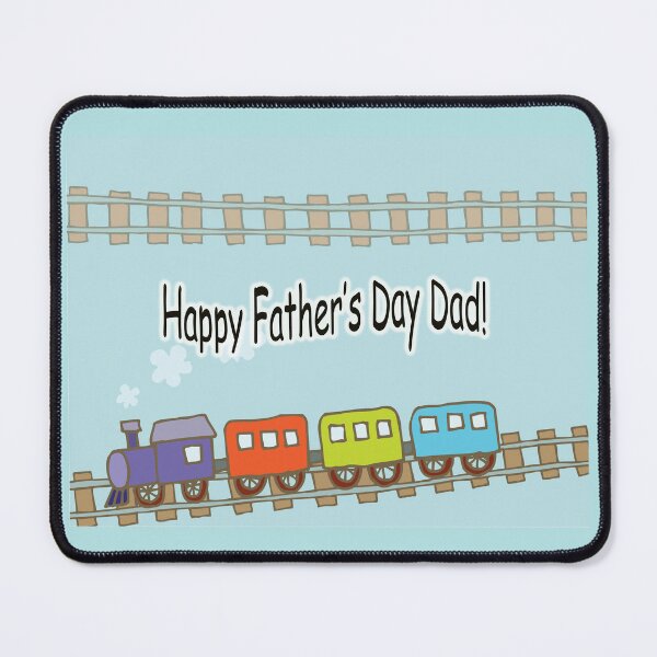 Item preview, Happy Father's Day Train designed and sold by Frankie Cat Photography.