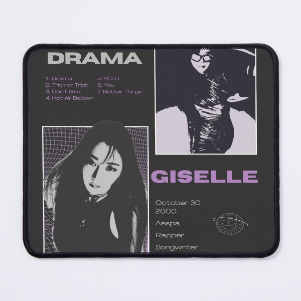 Item preview, Aespa Giselle Kpop Drama Purple Vintage Poster Design designed and sold by Ktinn.