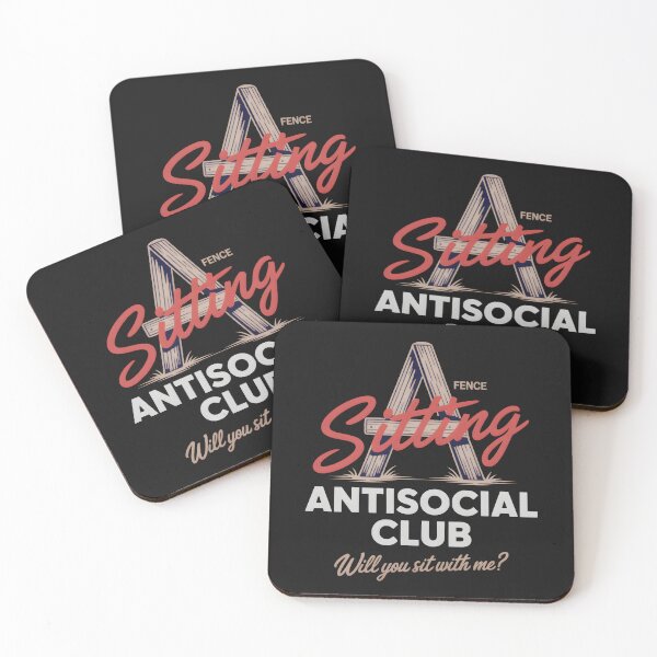 Item preview, Fence Sitting Antisocial Club – Will You Sit With Me? Shirt designed and sold by Slavicsoul.