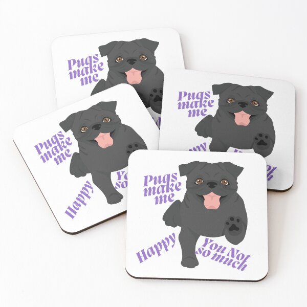 Item preview, Sólo un pug me hace feliz designed and sold by MitMopsundHerz Rosinchens_Welt.