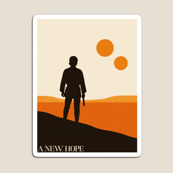 Item preview, Star Wars: A New Hope. Minimalist poster designed and sold by ZeroGGraphics.