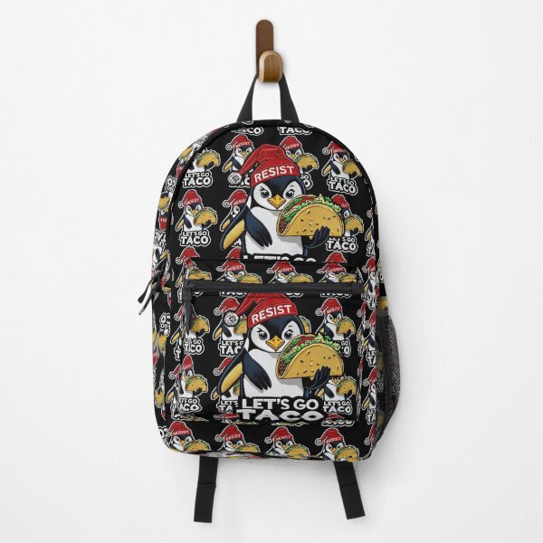 Item preview, Let’s Go Taco Penguin Embroidered Patch Design designed and sold by ArtDesignTp.