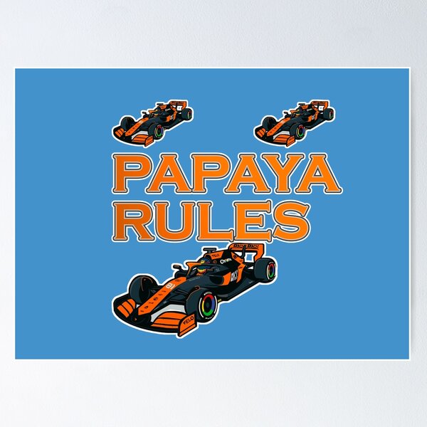 Item preview, Papaya Rules designed and sold by ZooStateofMind.