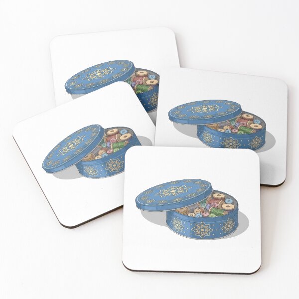 Item preview, Sewing Kit in a Royal Cookie Tin Sticker designed and sold by Arcane-Aesthete.