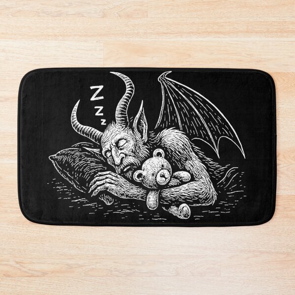 Item preview, Sleeping demon with teddy bear designed and sold by morhoth.