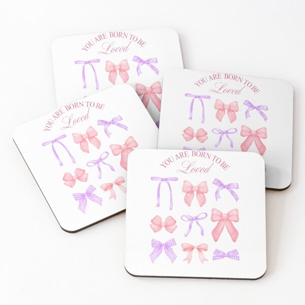 Item preview, "Coquette Aesthetic Bow Collage – Pastel Pink & Purple Ribbons with Positive Quote" designed and sold by Cgriffin18.