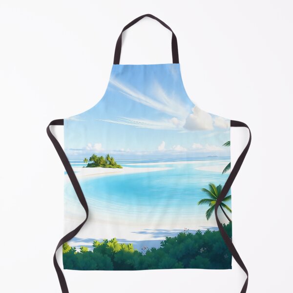 Item preview, Aitutaki, Cook Islands: Soft Morning Light Over South Pacific Lagoon designed and sold by LSVart.
